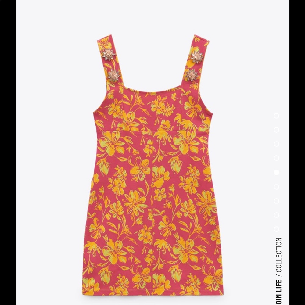 Zara Jewel Jacquard Dress